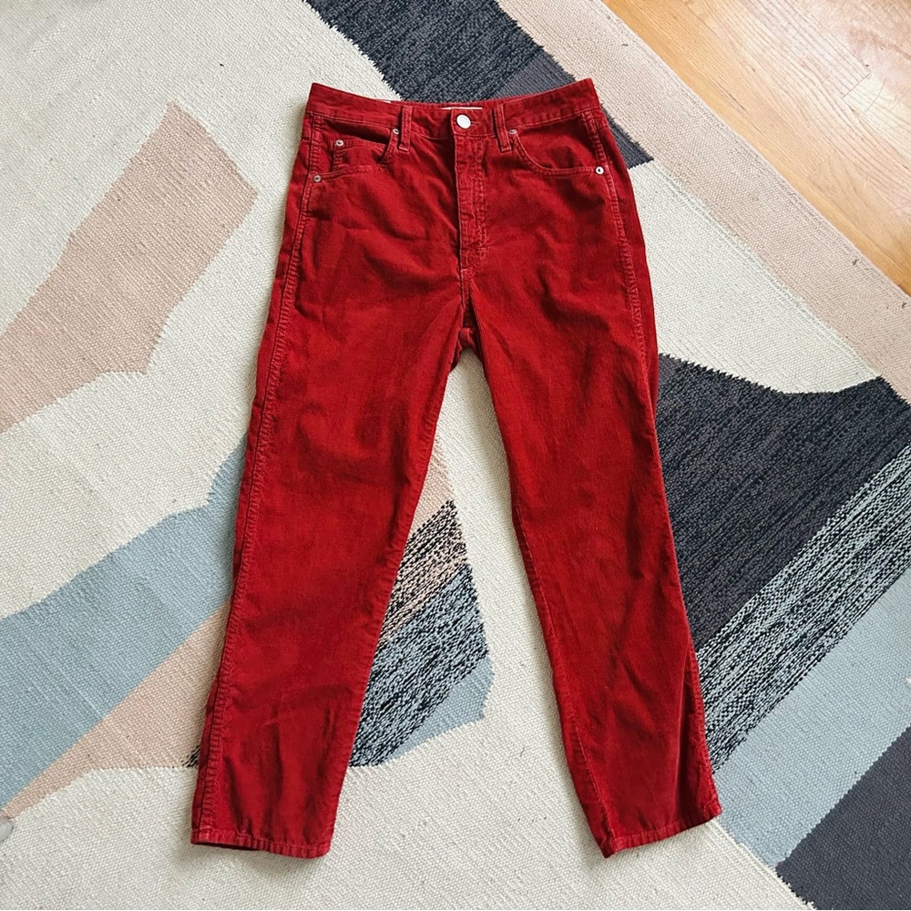 AMO Chloe Crop corduroy pants